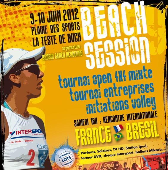 affiche Session Beach Volley