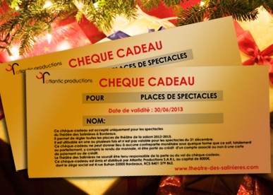Une place de théatre : un cadeau « rire garanti » pour Noel !