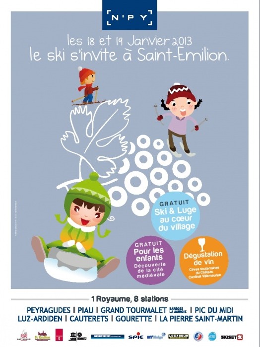 Partir skier à … Saint Emilion ! Sam 19/01