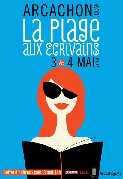 Arcachon, ce week-end : Sable chaud, écrivains dispos, et huitres à gogo … C&rsquo;est la plage aux écrivains !