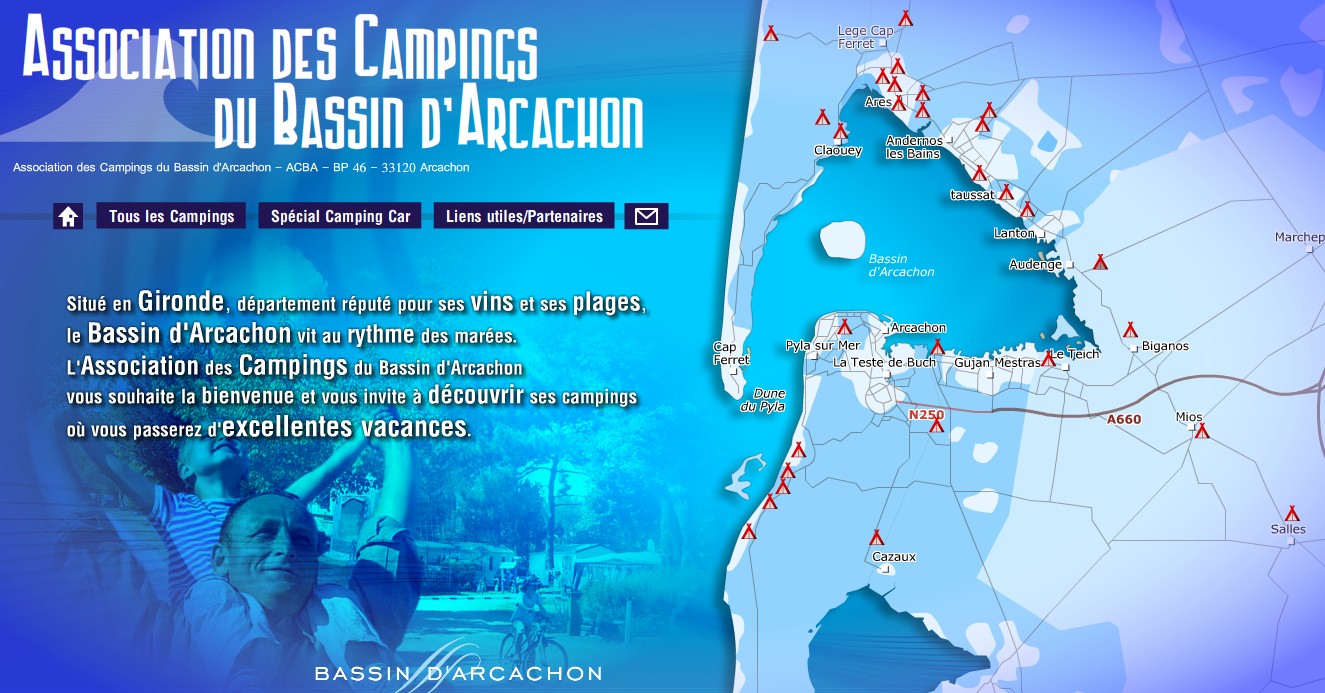 Les Campings du Bassin d&rsquo;Arcachon poussent les « Bicyclettes bleues » et régulent le camping-car sauvage … Vidéo.