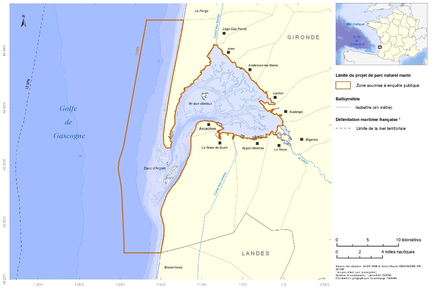 Parc Naturel Marin : L&rsquo;intégralité du décret de création sur InfoBassin. L&rsquo;analyse. Et quelques questions …