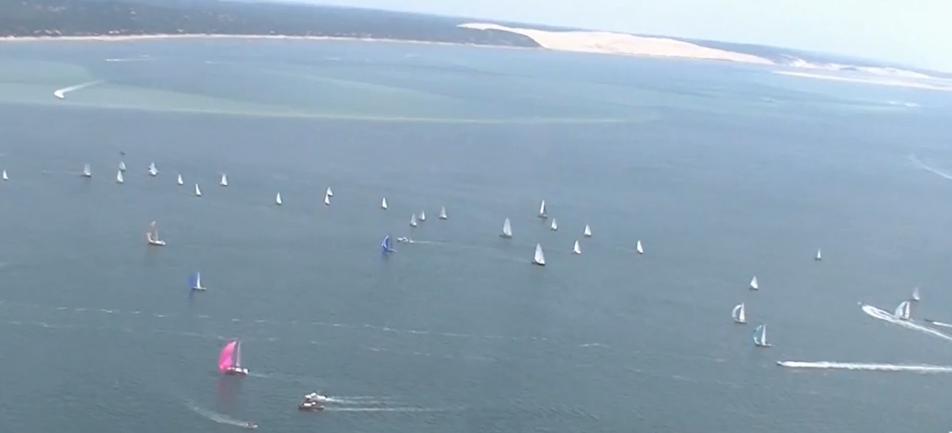 18h à la voile : Jean-Noël Lovato sur Rubis, vainqueur en temps réel et compensé … (Bonus : Mini-Vidéo vue du ciel, 1mn)