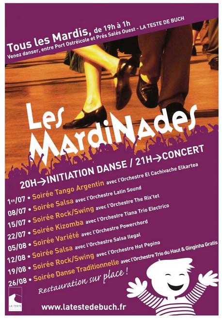 Les sorties lundi 18 et mardi 19/08 : Ciné plein air, concerts tradi, swing, rock ou harpe, biennale d&rsquo;Aquarelle ….