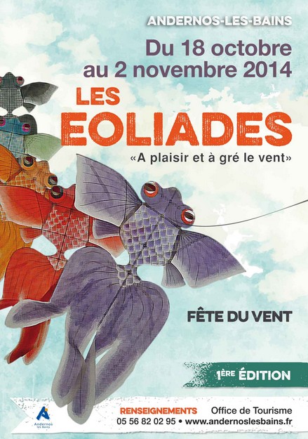 Les Eoliades : Show de vent … du 18/10 au 2/11. Une nouvelle manifestation nature à Andernos !