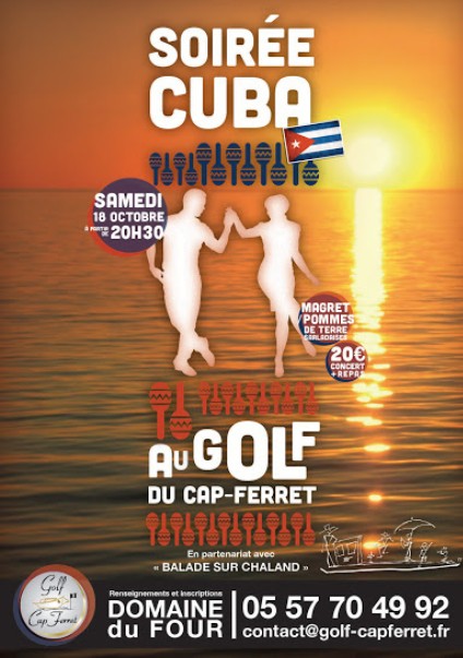 Ce Samedi 18/10, on sort ? Soirée Cuba, du jazz,  les éoliades, repas dansants, rencontre polars, …