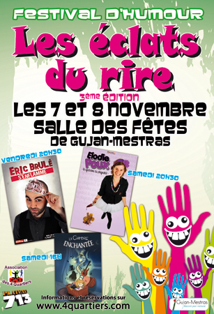 Les sorties de ce vendredi 7/11: Humour (x5) , Jazz et écologie …
