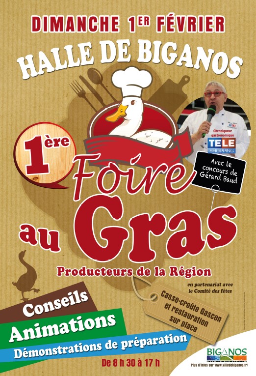 Tradi (2) : Dimanche 1/02. A Biganos, c&rsquo;est la fête. Sauf pour les canards, et les oies …