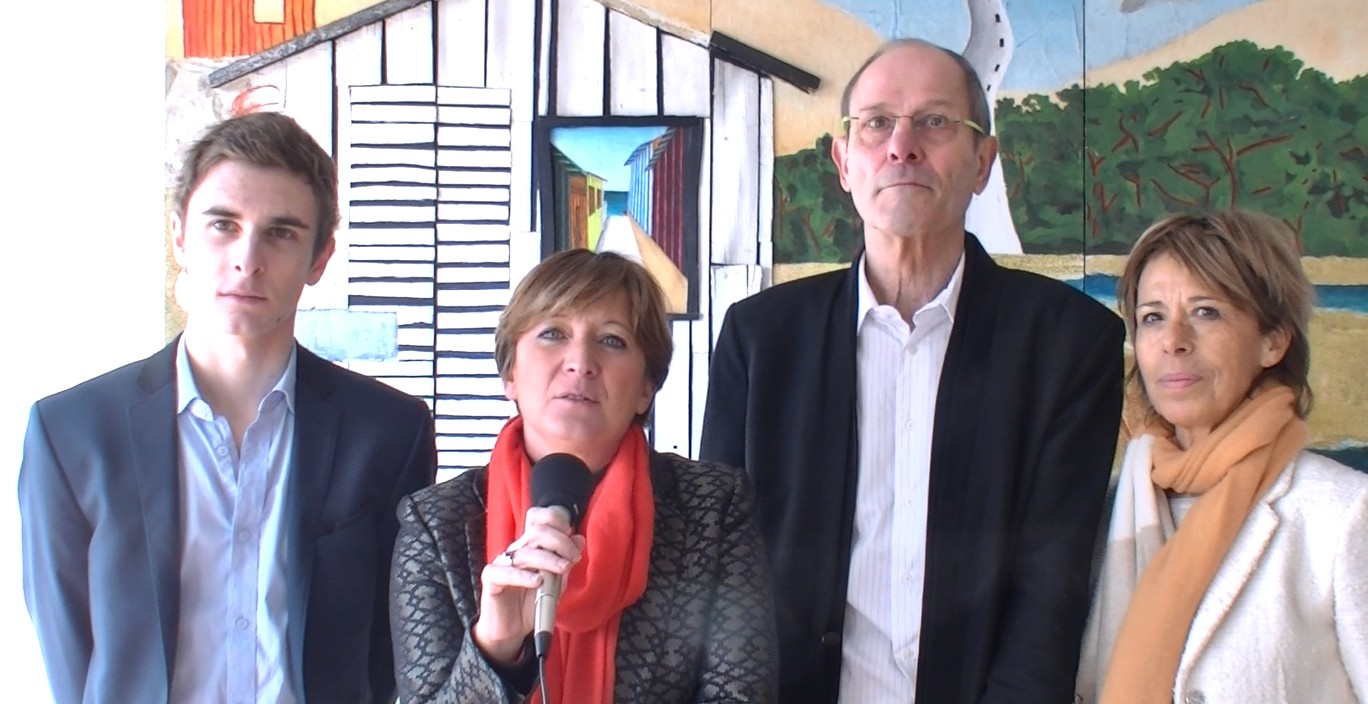 Canton d&rsquo;Andernos : Claire Sombrun / Marc Lusignan, binôme de gauche … (Reportage video)