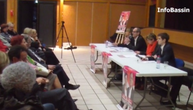 Lanton : Réunion publique de la gauche sur les Terres de Marie Larrue. Ca envoie … (Vidéo)