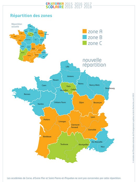 Vacances scolaires : Nouvelles zones, nouveau calendrier. C&rsquo;est sur IB.