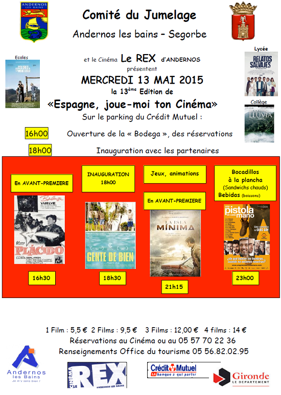 Ciné : L&rsquo;actu et les films sur le bassin jusqu&rsquo;au 19/05