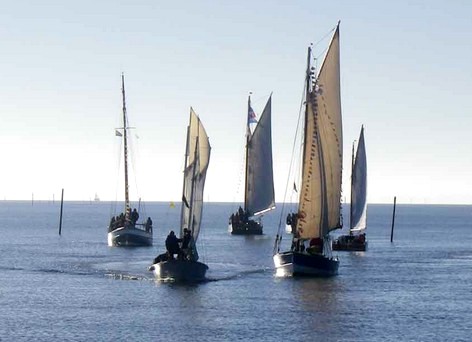 Andernos  : Voiles en Liberté (d&rsquo;hier à aujourd&rsquo;hui)