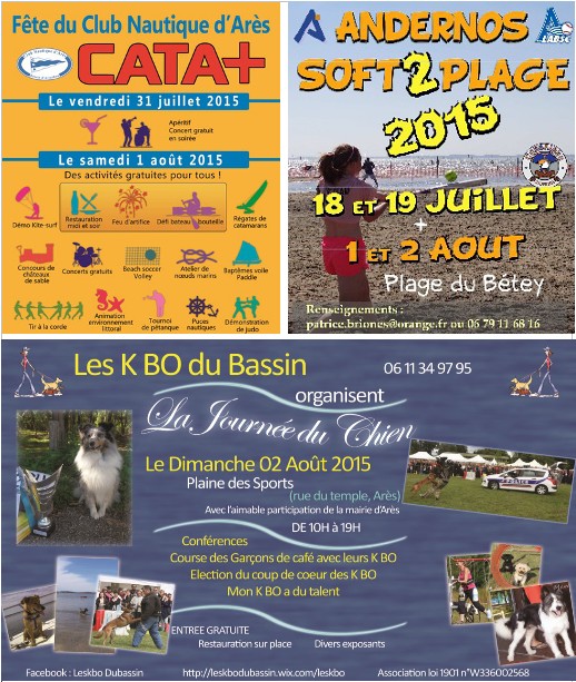 Animations sportives, ludiques, ou canines, ce WE (parmi d&rsquo;autres aussi…)
