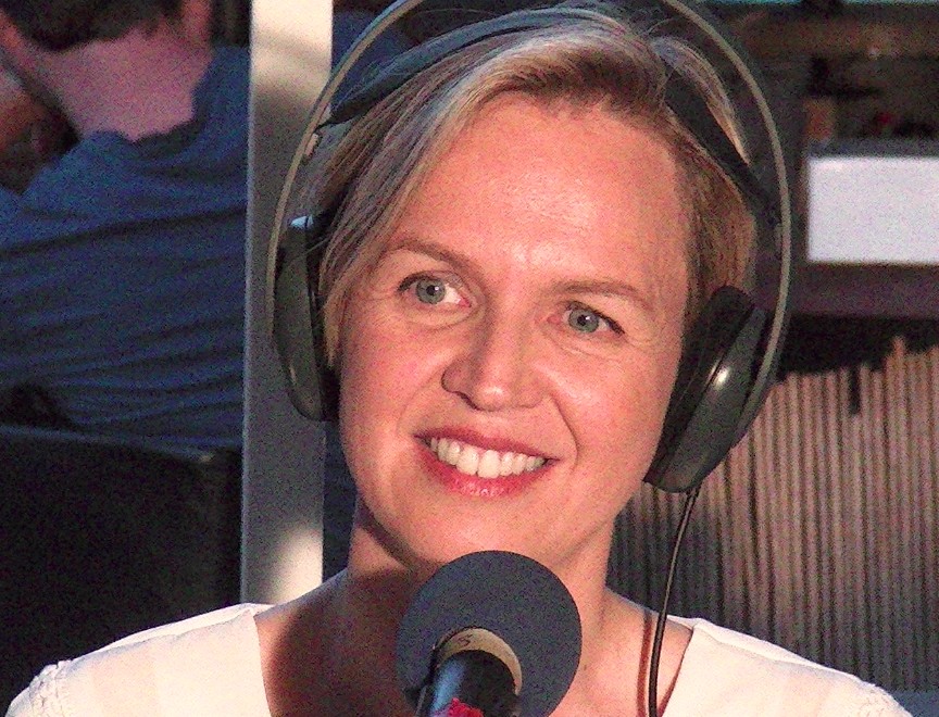 Virginie Calmels, en mode campagne, sur le Bassin, ce Lundi …