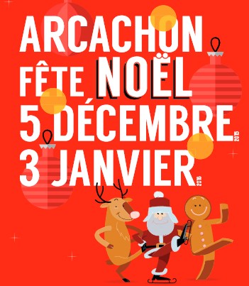 Arcachon fête Noël 2015 : ça va glisser sur le Bassin …
