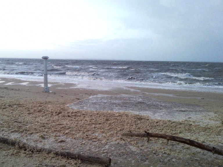Ce matin , le Bassin se fait mousser …