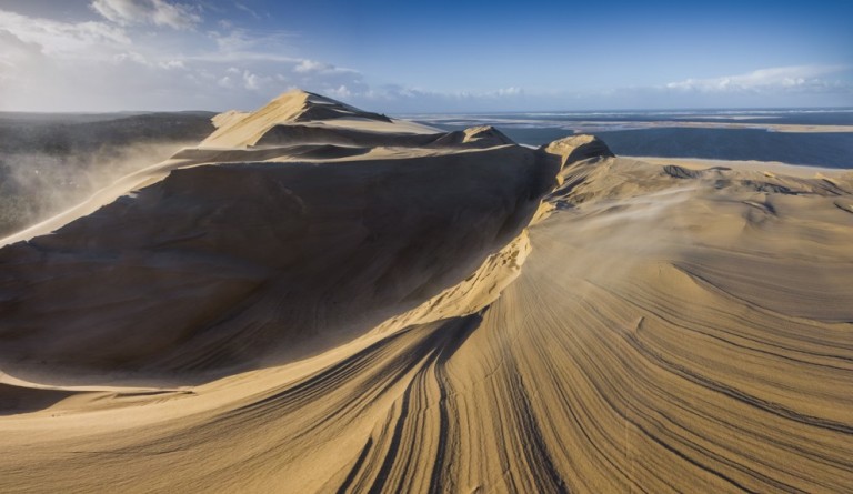 Quand la Dune est sculptée par la tempête (reportage photos)