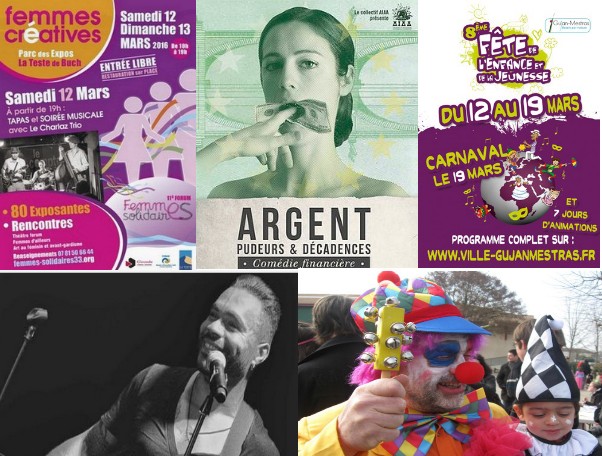 Quelques idées de sorties sur le Bassin ce Week-end …
