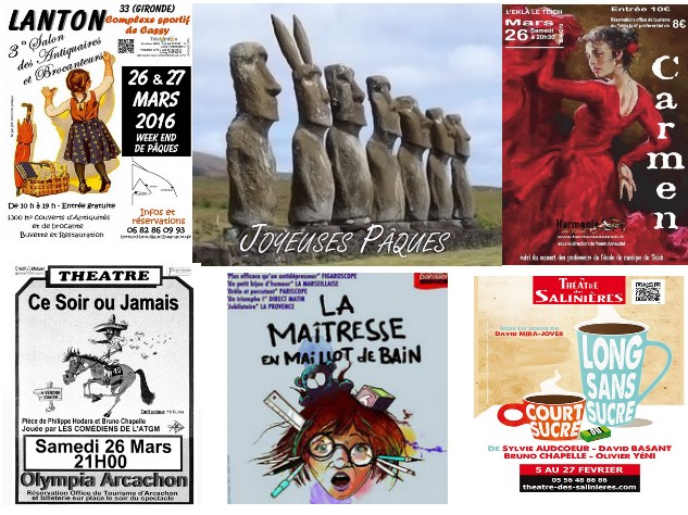Des idées de sorties, ce week-end ? Yes, si, da, oui…y&rsquo;en a.