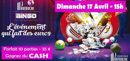 Bingo ? Un loto à l&rsquo;américaine au casino d&rsquo;Arcachon dimanche 17/04 …