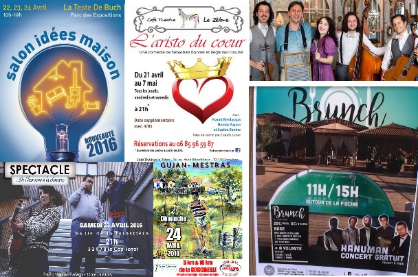 Idées de sorties ce week-end du 23/04