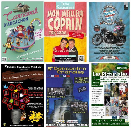 Des idées de sorties jusqu&rsquo;à Vendredi 8/04