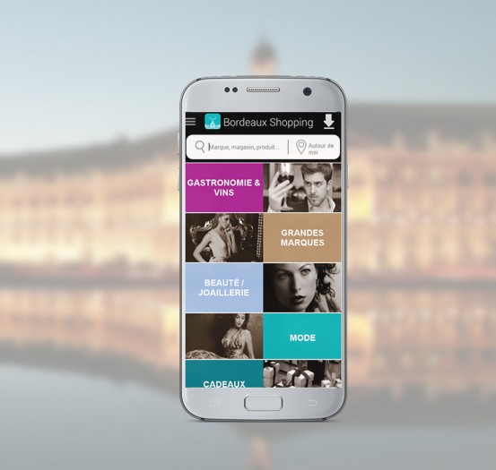 Bordeaux Shopping : l’appli qui vous pilote dans les boutiques.