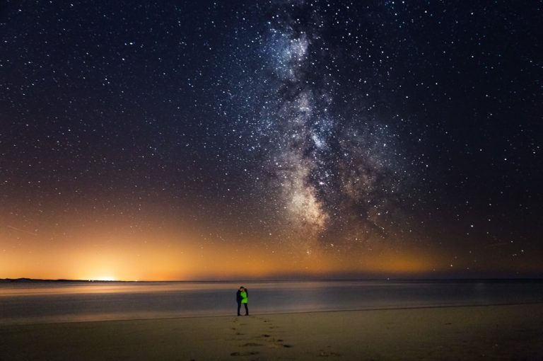 La voie lactée (Milky Way) … sur le Bassin. Trop beau !