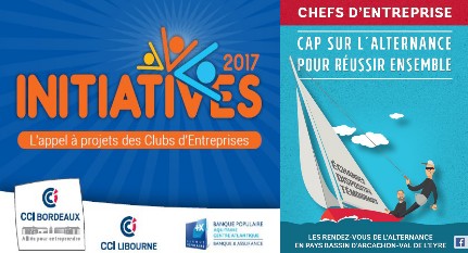 Infos entreprises : Concours Initiatives 2017, Alternance et Evénements sur le Bassin