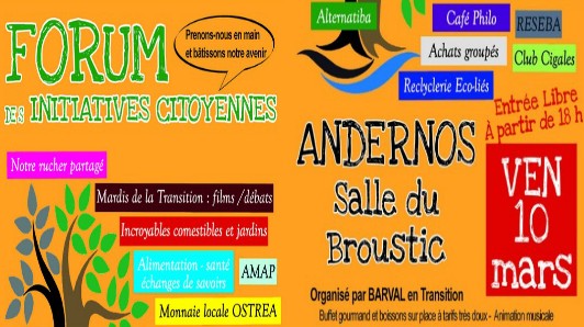Forum des initiatives citoyennes (ça, c&rsquo;est pas du pipeau)
