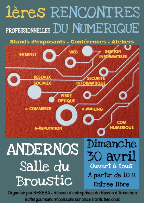 L&rsquo;informatique (enfin) à votre portée… Ce dimanche à Andernos.