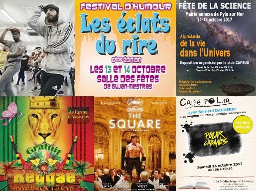 Idées sorties sur le Bassin d&rsquo;Arcachon pour le week-end du 13/10/17…