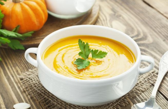 Recette de saison : soupe au potimarron et lait de coco