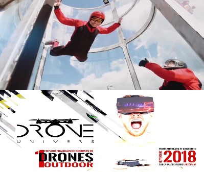 2018 : Un simulateur de chute libre et une volière pour piloter des drones…