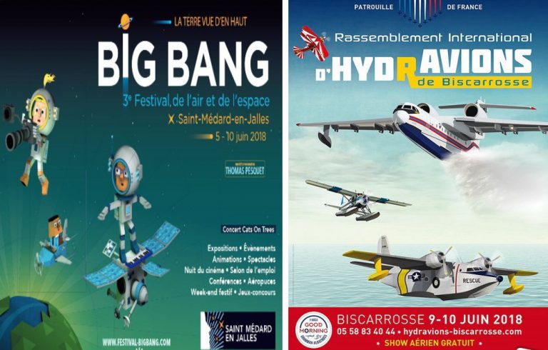 Air/Espace: Rassemblement d&rsquo;hydravions et Festival Big Bang ce WE