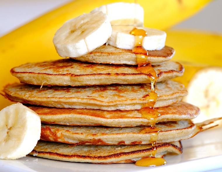Dessert gourmand : Crêpe épaisse à la banane