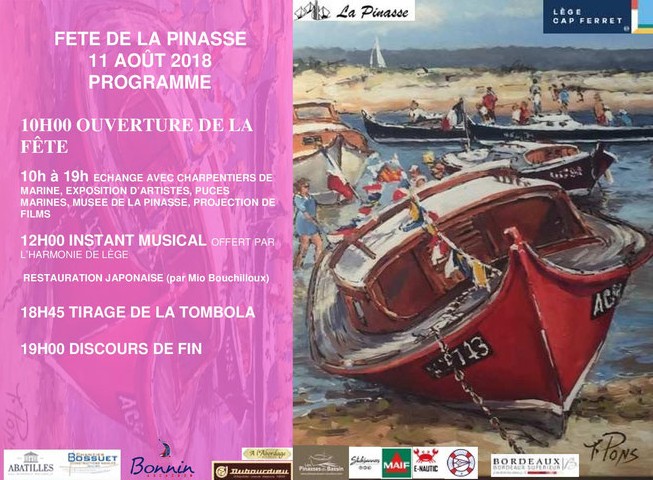 Idées sorties sur le Bassin d&rsquo;Arcachon jusqu&rsquo;au 12/08/18