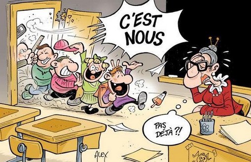 Humour et Faux Divers : Au Teich, Jean-Dylan et son institutrice