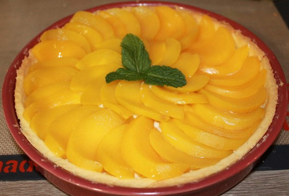 Cuisine : Tarte aux pêches (au sirop)