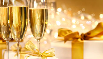 Un repas de fête 100% Champagne…