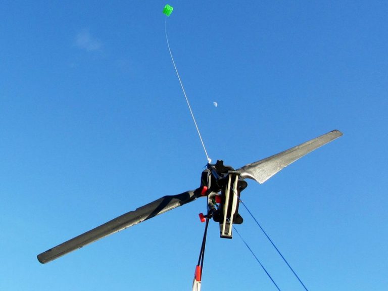 Une électricité renouvelable … avec une éolienne cerf-volant !