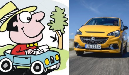 Sur la route :  L&rsquo;Opel Corsa GSI avec P. Vergès