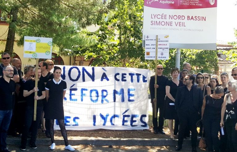 Profs en colère dans les lycées du Bassin !