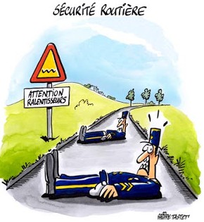 Sur la route : Les ralentisseurs ? Au bonheur des garagistes et des ostéopathes…