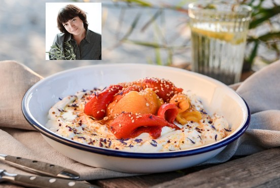 La Recette de cuisine d&rsquo;InfoBassin : Labneh et Poivrons rotis. Un regal…