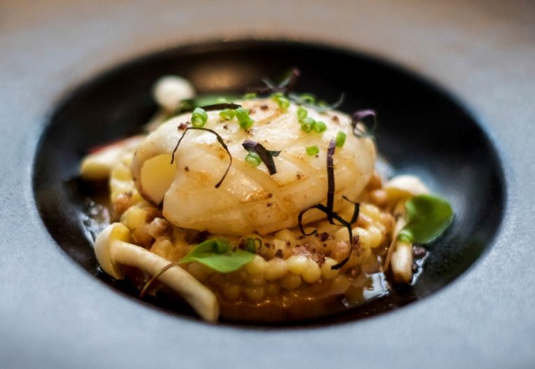 Recette d&rsquo;InfoBassin : Seiche snackee, fregola sarda