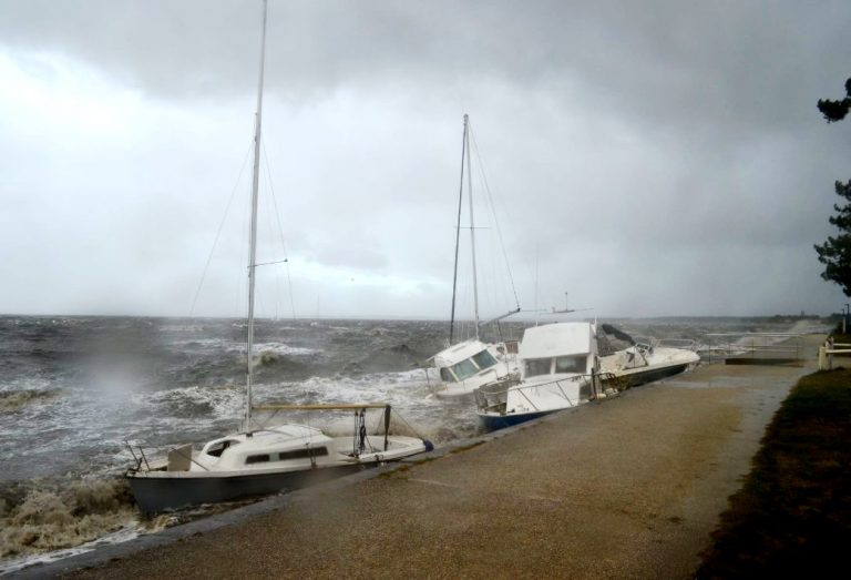 Et Amélie souffla (fort) sur le Bassin ! Les photos…