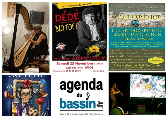 Agenda : Des idées sorties sur le Bassin d&rsquo;Arcachon jusqu’au 25/11