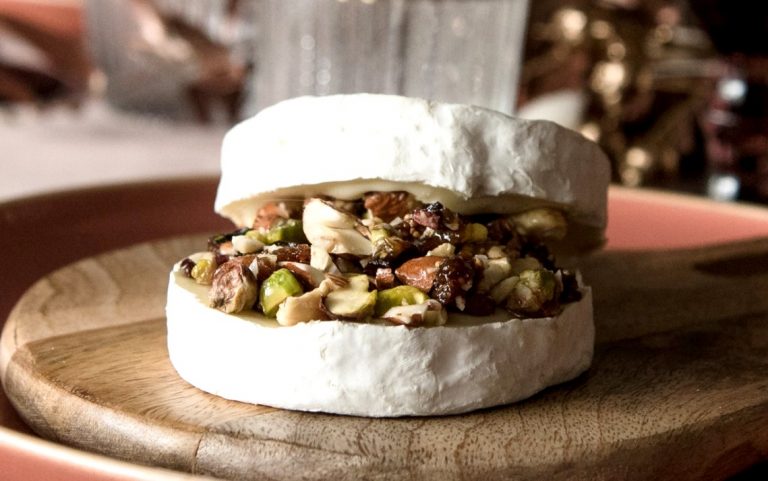 Recette d&rsquo;InfoBassin : Petit camembert de brebis aux fruits secs